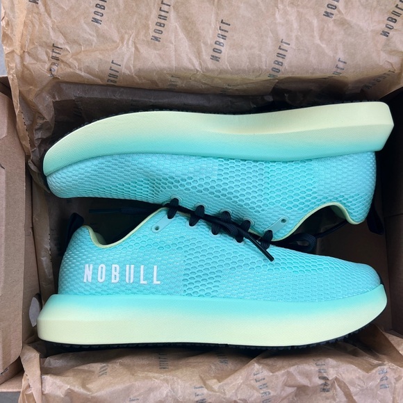 NOBULL DRIVE 2 LIGHTWEIGHT HYBRID TRAINING SHOE SNEAKER 9.5W/8M Lagoon Pear - Picture 6 of 9